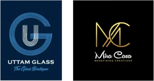 UTTAM ART N GLASS logo